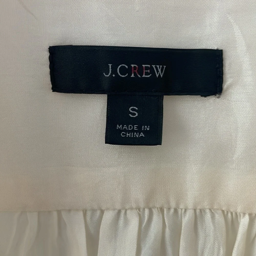 J. Crew Eco cupro-blend collared V-neck popover top - Picture 3 of 10